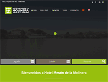 Tablet Screenshot of mesondelamolinera.com
